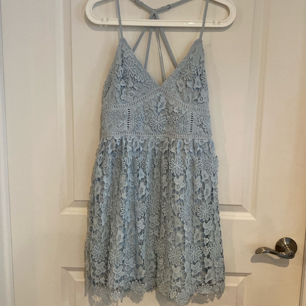 Blue Lace Dress